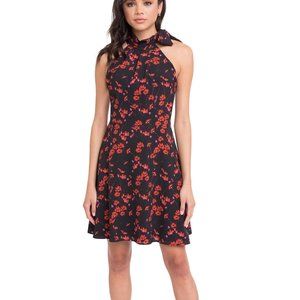 Black Halo short Floral Audrey Dress 6